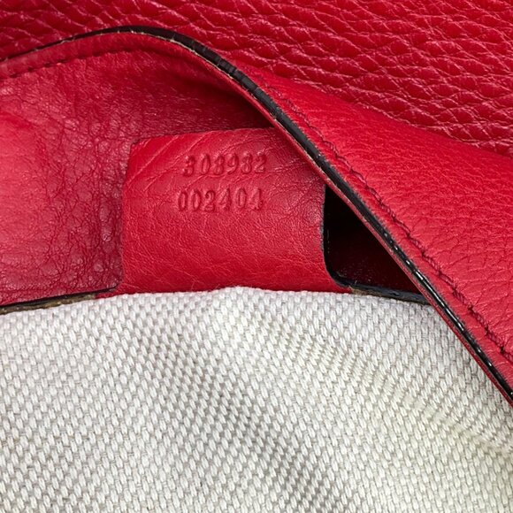 GUCCI Pebbled Calfskin Medium Soho Chain Shoulder Bag - Picture 9 of 9